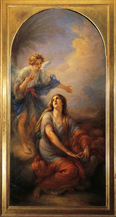Hagar in der Wüste von Giovanni Carnovali