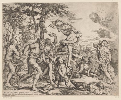 Bacchus trifft Ariadne auf Naxos von Giovanni Andrea Podesta