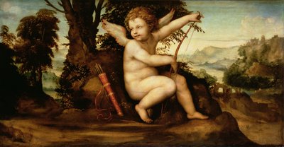 Amor in einer Landschaft, ca. 1510 von Giovanni Antonio Bazzi Sodoma