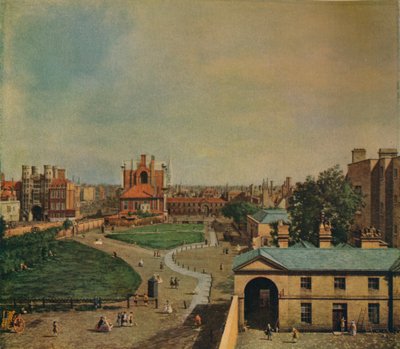 Whitehall vom Richmond House, 1746 von Giovanni Antonio Canal