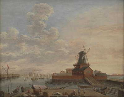 Die Marinewerften in Christianshavn von Giovanni Antonio Cesari