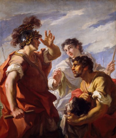Cäsar vor Alexandria, 1724-25 von Giovanni Antonio Pellegrini