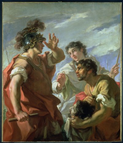 Cäsar vor Alexandria, 1724-25 von Giovanni Antonio Pellegrini