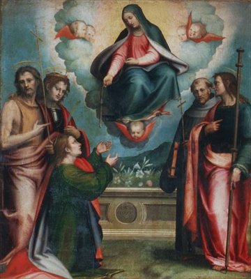 Die Madonna des Gürtels von Giovanni Antonio Sogliani