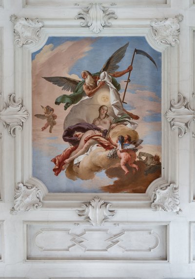 Die Zeit entdeckt die Wahrheit von Giovanni Battista Tiepolo