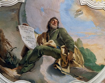 Der Prophet Ezechiel, Detail von Giovanni Battista Tiepolo
