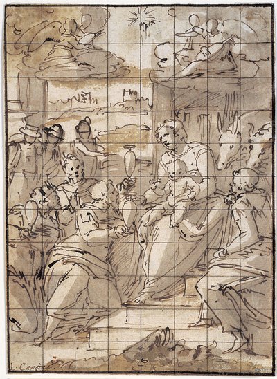 Anbetung der Könige von Giovanni Battista Castello