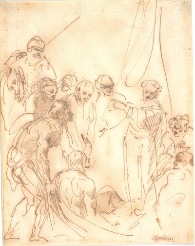 Sankt Peter heilt (?) von Giovanni Battista Cipriani