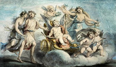 Der Triumph des Cupido von Giovanni Battista Cipriani