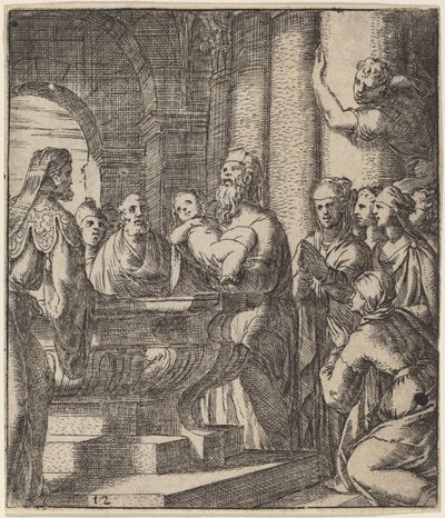 Die Taufe Christi von Giovanni Battista Fontana