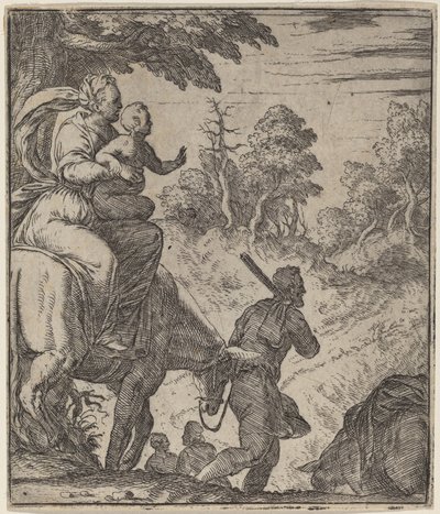 Die Flucht nach Ägypten von Giovanni Battista Fontana