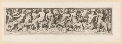 Tritonen, Nereiden und Putti von Giovanni Battista Mercati