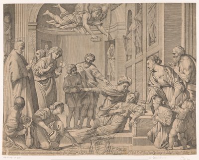 Tod der heiligen Cäcilia von Giovanni Battista Pasqualini