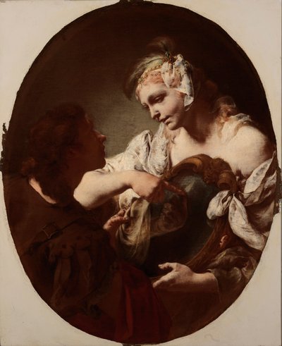 Der magische Spiegel von Giovanni Battista Piazzetta