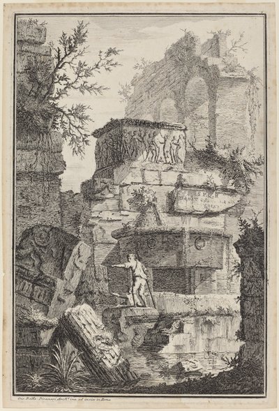 Ruinen antiker Gebäude von Giovanni Battista Piranesi