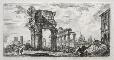 Tempel des donnernden Jupiter von Giovanni Battista Piranesi