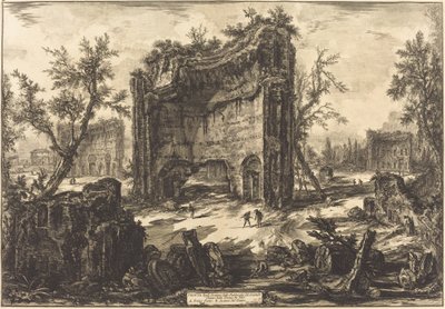 Ansicht ... der Thermen von Titus von Giovanni Battista Piranesi