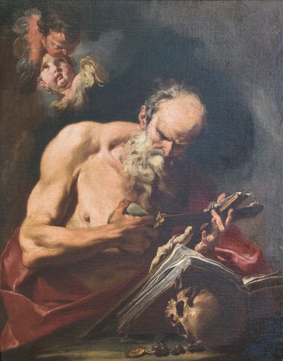 Der heilige Hieronymus von Giovanni Battista Pittoni