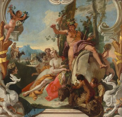 Bacchus und Ariadne, ca. 1743-1745 von Giovanni Battista Tiepolo