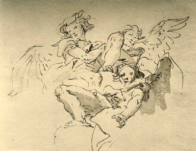 Schwebende Engel von Giovanni Battista Tiepolo