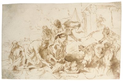 Die Auffindung des Moses von Giovanni Benedetto Castiglione