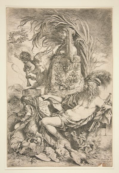 Der Genius von G.B. Castiglione von Giovanni Benedetto Castiglione