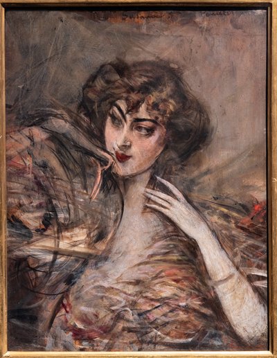 Frontalporträt von Giovanni Boldini