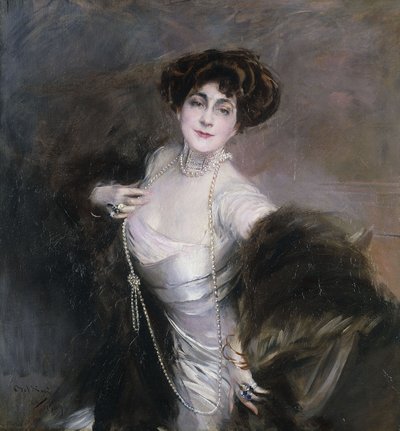 Porträt von Diaz Albertini, 1909 von Giovanni Boldini