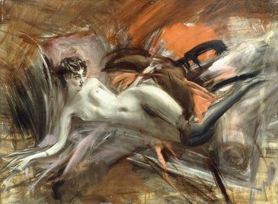 Liegender Akt von Giovanni Boldini