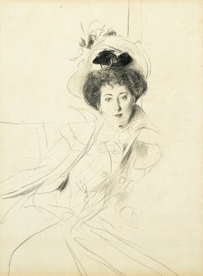 Studie der Prinzessin Niscemi von Giovanni Boldini