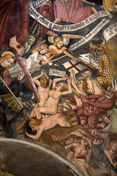 Das Jüngste Gericht (Detail) von Giovanni Canavesio