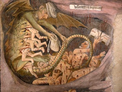 Das Jüngste Gericht (Detail) von Giovanni Canavesio