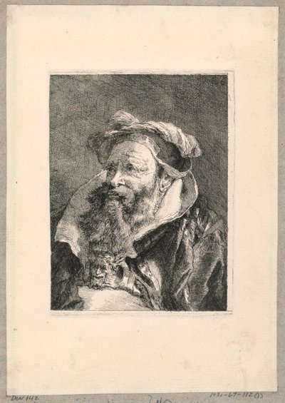 Raccolta di teste von Giovanni Domenico Tiepolo