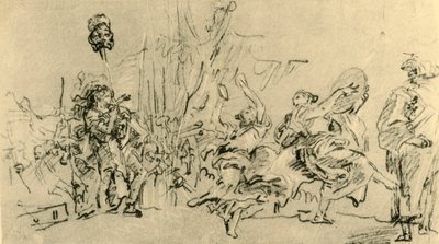 Der Triumph Davids, ca. 1759 von Giovanni Domenico Tiepolo