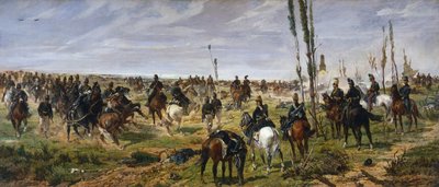 Angriff auf Madonna della Scoperta von Giovanni Fattori