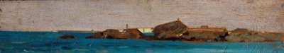 Blaues Meer, ca. 1865 von Giovanni Fattori
