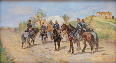 Ruhende Kavallerie von Giovanni Fattori