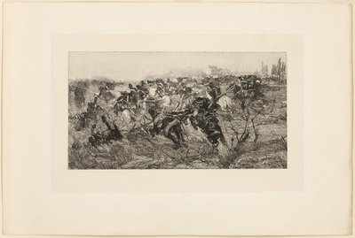 Der Kavallerieangriff von Giovanni Fattori