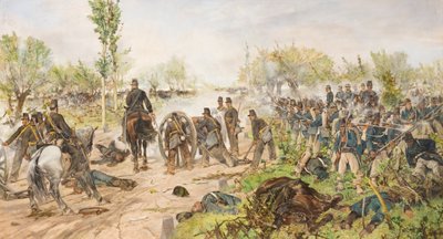 Die Schlacht von Custoza von Giovanni Fattori