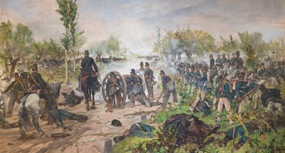Die Schlacht von Custoza von Giovanni Fattori