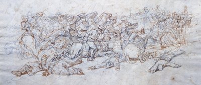 Ulanenangriff von Giovanni Fattori