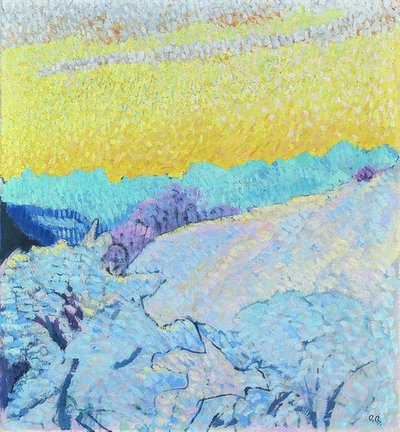 Winterabend von Giovanni Giacometti