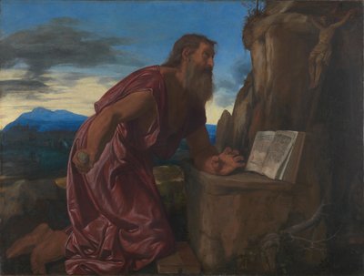Heiliger Hieronymus, ca. 1527-1530 von Giovanni Girolamo Savoldo