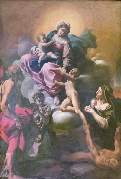 Rettung einer Seele von Giovanni Lanfranco