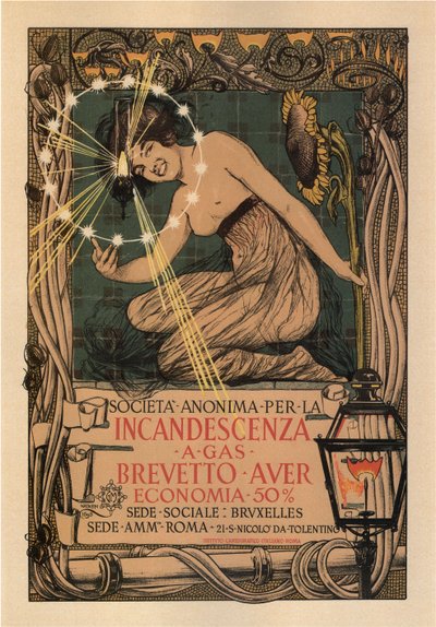Incandescenza Gesellschaft, 1895 von Giovanni Mataloni
