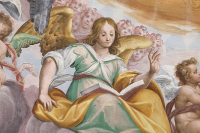 Engel und Putti von Giovanni Mauro della Rovere