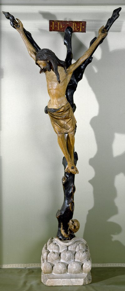 Kruzifix, Jesus am Kreuz (Holzskulptur) von Giovanni Pisano