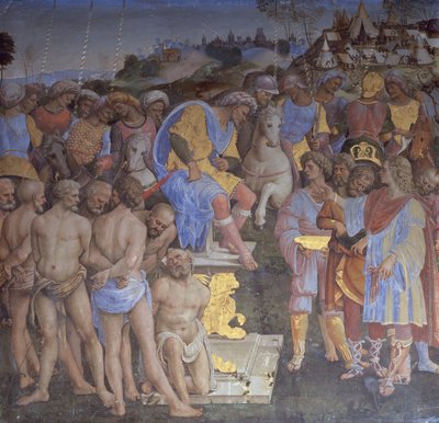 Die Erlösung der Gefangenen von Girolamo Genga