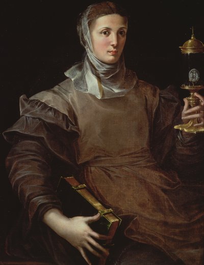 St. Klara, 1530 von Girolamo Mazzola Bedoli