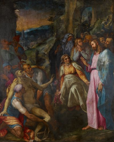 Auferweckung des Lazarus von Girolamo Muziano